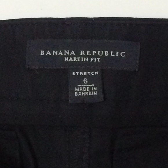 BANANA REPUBLIC Martin Fit Black Shorts | Size 6 - Picture 6 of 11